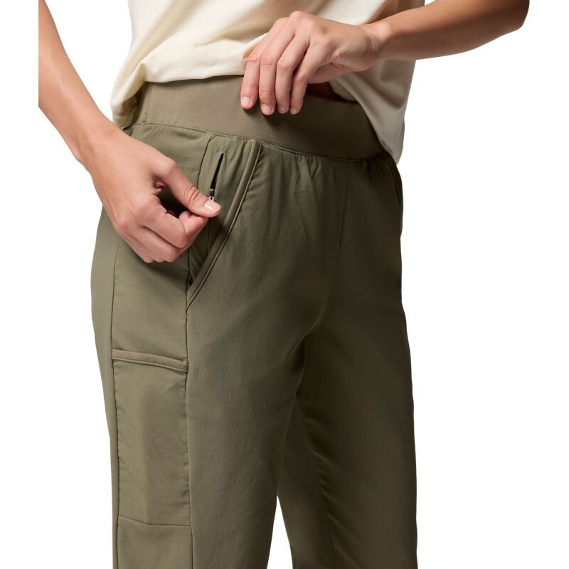 Columbia Leslie Falls Pull-On Pant Women's On Pan-Stone Green