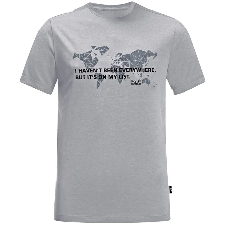 Jack Wolfskin Jwp World T-Shirt Men's Slate Grey