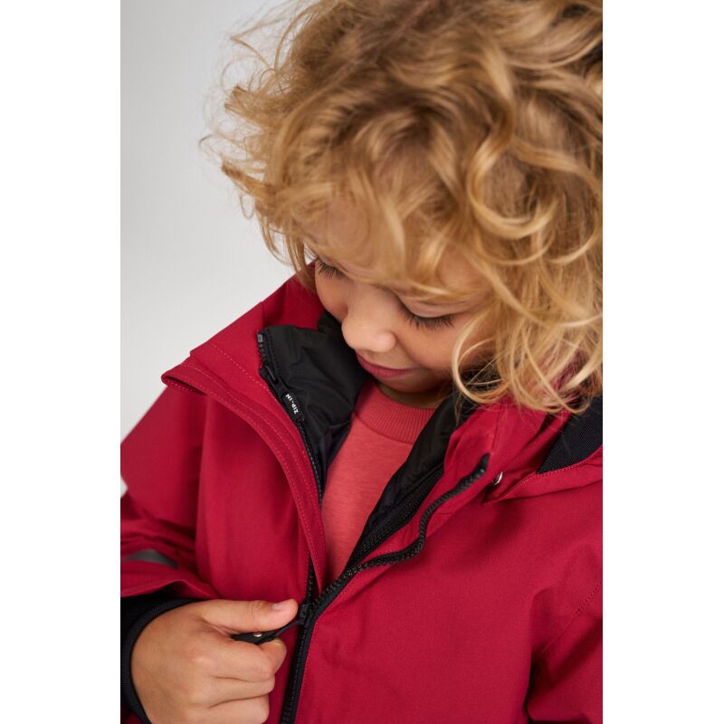REIMA ReimaTec 3in1 Waterproof Jacket Syddi 5100147C Cranberry