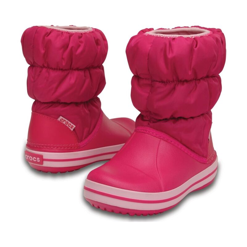 Crocs™ Kids' Winter Puff Boot Candy Pink