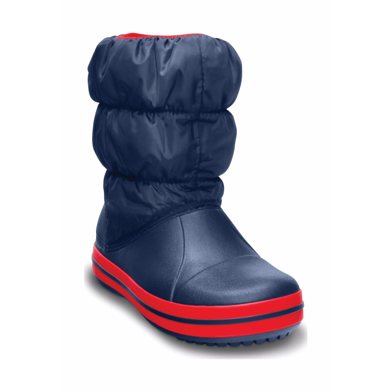 Crocs™ Kids' Winter Puff Boot Tumši zila/Sarkana