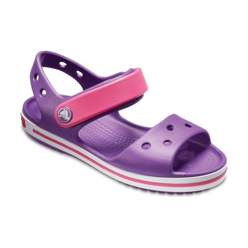 Crocs™ Kids' Crocband Sandal Amethyst/Paradise Pink
