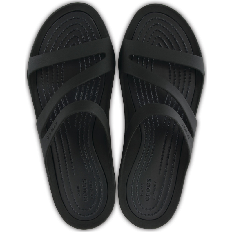 Crocs™ Women's Swiftwater Sandal Black/Black