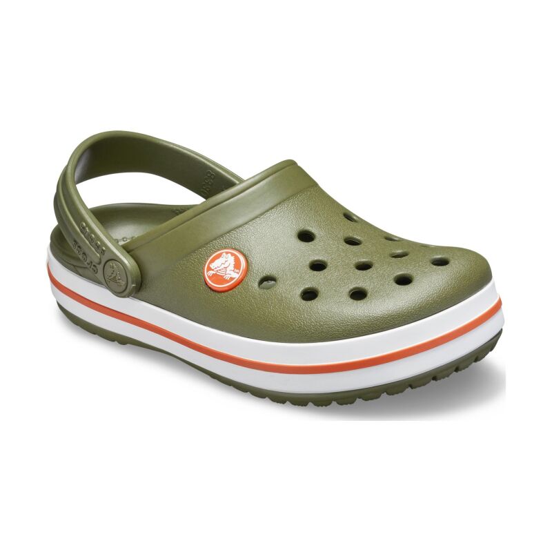 Crocs™ Kids' Crocband Clog Army Green/Burnt Sienna