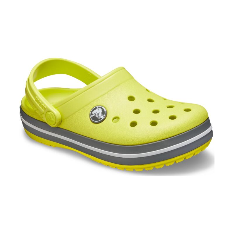 Crocs™ Kids' Crocband Clog Citrus/Slate Grey