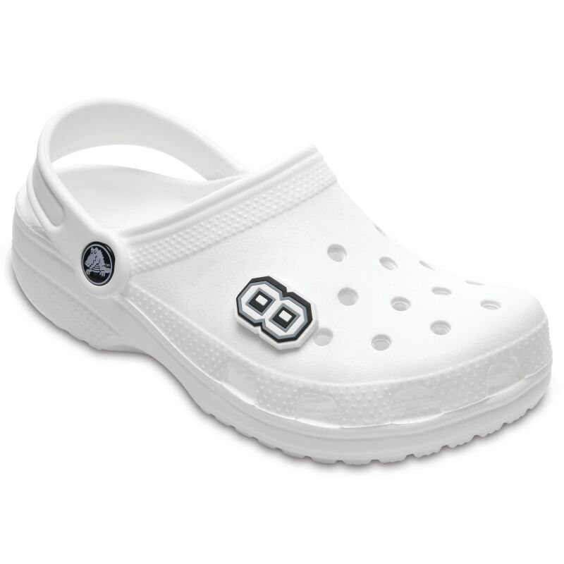 Crocs™ Jibbitz B&W Number 8 