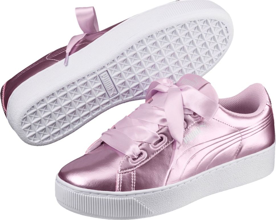 puma vikky platform ribbon rosa