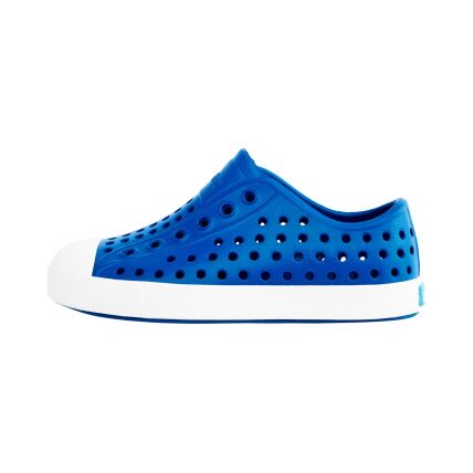 NATIVE Jefferson Youth VICTORIA BLUE/ SHELL WHITE
