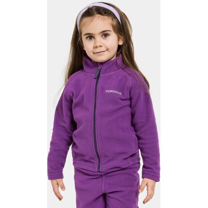 Didriksons Monte Kid's Full-Zip 10 Royal Purple