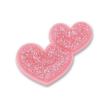 Crocs™ Jibbitz Glitter Heart Trio 