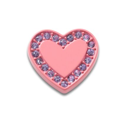 Crocs™ Jibbitz Pink Enamel Heart Gem 
