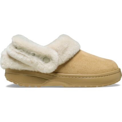 Crocs™ Classic Unfurgettable Vegan Suede Clog Tan