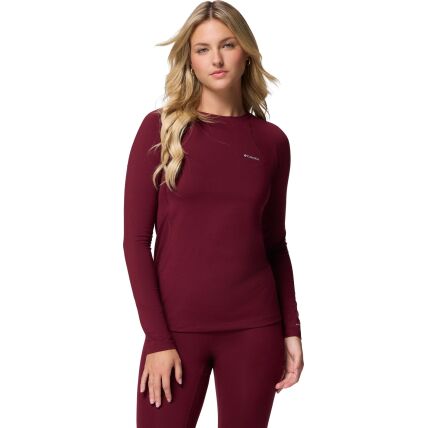 Columbia Midweight Stretch Long Sleeve Top Women's Rich Wine