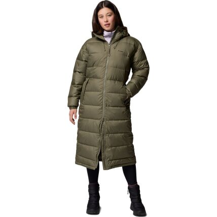 Columbia Pike Lake III Long Jacket Women's Stone Green