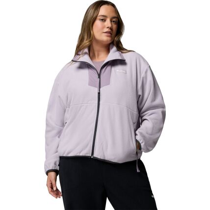 Columbia Sequoia Grove Full Zip Fleece Women's Lavender Pearl/Shale Purple