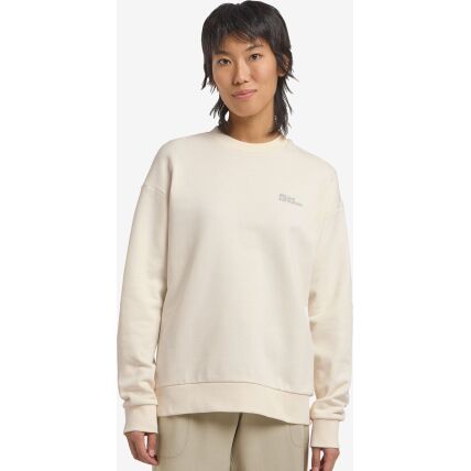 Jack Wolfskin Essential Crewneck Women's Cotton White
