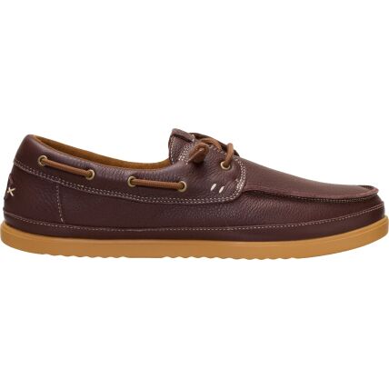 HEYDUDE Harbor Lo Craft Leather Men's Shaved Brown/Robe Brown