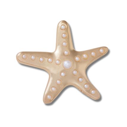 Crocs™ Jibbitz Gold And Pearl Starfish 