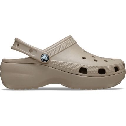 Crocs™ Classic Platform Clog Taupe