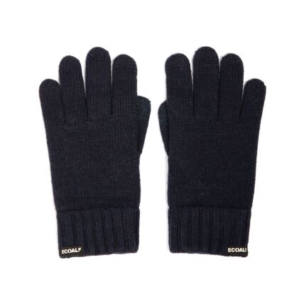 ECOALF Wool Gloves Deep Navy