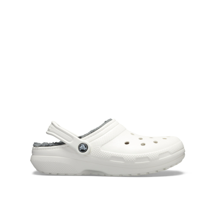 Crocs™ Classic Lined Clog White/Grey