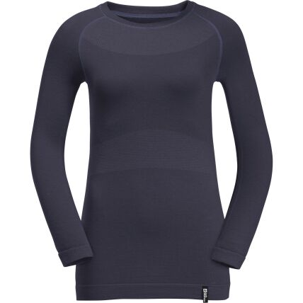 Jack Wolfskin Seamless Wool Long Sleeve Women's Graphite