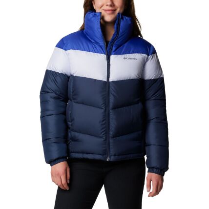 Columbia Puffect Ii Colorblock Jacket Collegiate Navy/ Snowdrift/ Clematis Blu