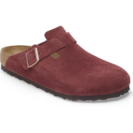 Birkenstock Boston Suede Leather Zinfandel