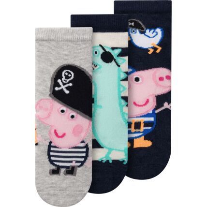 Name It PEPPAPIG 3-PACK SOCK Dark Sapphire
