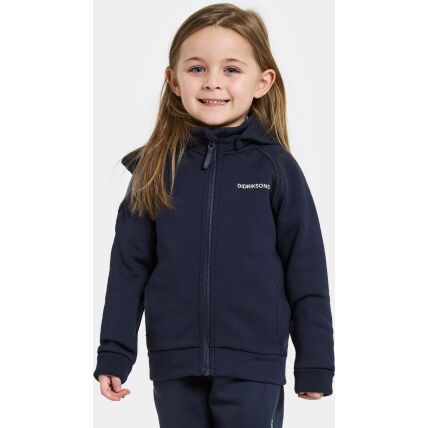 Didriksons Siljan Kid's Full-Zip Navy