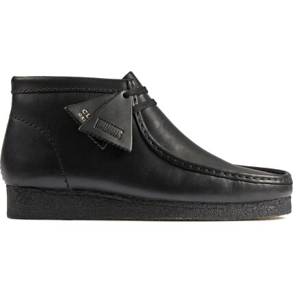 Clarks Wallabee Boot Men's 1216 Black Leather