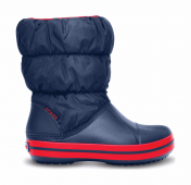 Crocs™ Kids' Winter Puff Boot Dark blue/Red