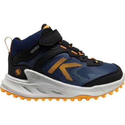 Keen Zionic Mid Wp Little Kids' Naval Academy/Bright Marigold