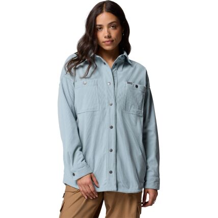 Columbia Blue Point Creek Corduroy Shirt Jacket Women's Crushed Blue