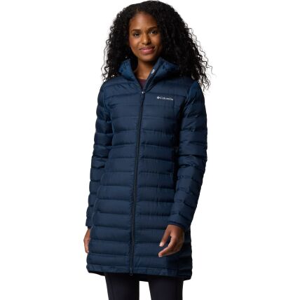 Columbia Lake 22 II Down Long Hooded Jacket Women's Collegiate Navy