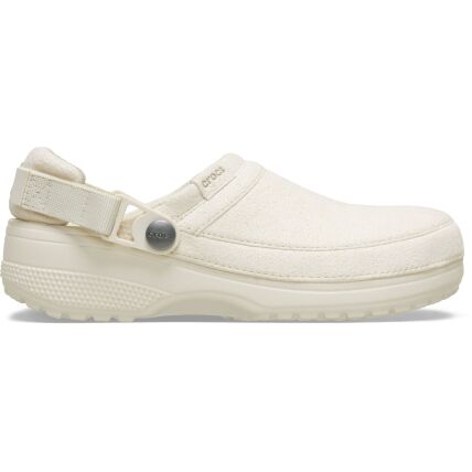 Crocs™ Classic Crafted Vegan Suede Clog Summit White