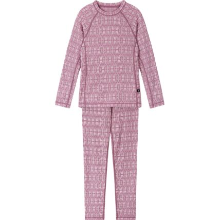 REIMA Wool Base Layer Set Taival 5200032A Grey Pink