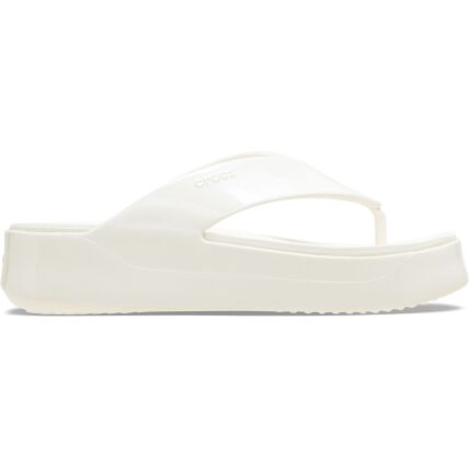 Crocs™ Getaway Platform Patent Flip Chalk