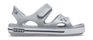 Crocs™ Kids' Crocband II Sandal PS Light Grey/Navy