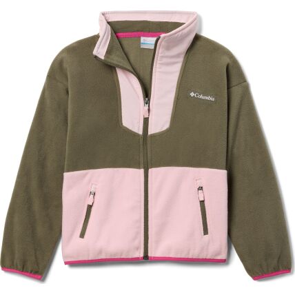 Columbia Sequoia Grove Full Zip Fleece Kid's Stone Green/ Satin Pink