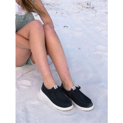 HEYDUDE Wendy Stretch Canvas Women 40902 Black