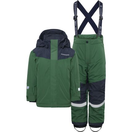 Didriksons Skare Kid'S Set Pine Green