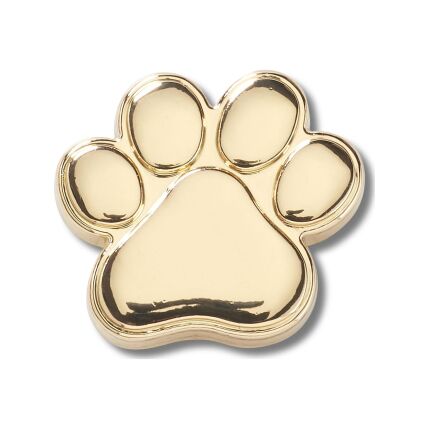 Crocs™ Jibbitz Gold Dog Paw 