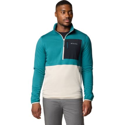 Columbia Hike Half Zip II River Blue/ Dark Stone/ Black