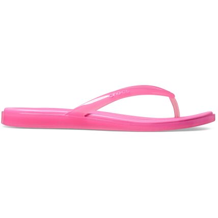 Crocs™ Miami Jelly Round Toe Flip Women's Pink Lemonade Jelly