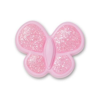 Crocs™ Jibbitz Tiny Pink Glitter Butterfly 