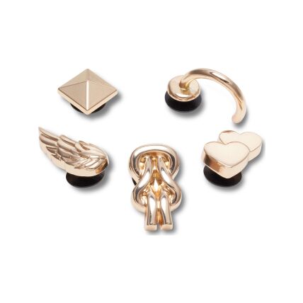 Crocs™ Jibbitz Elevated Gold Gurl 5 Pack 