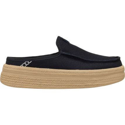 HEYDUDE Austin Lift Espadrille Woven Women's Black