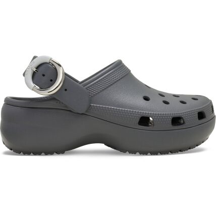 Crocs™ Classic Platform Buckle Clog Women's Carbon