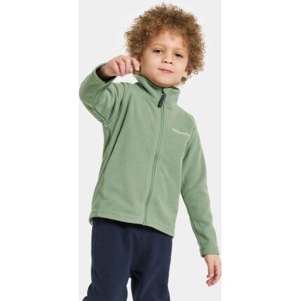Didriksons Monte Kid's Full-Zip 10 Light Moss